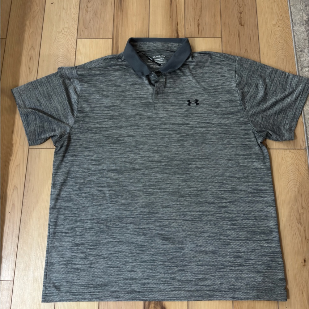 Under Armour Gray Polo Shirt